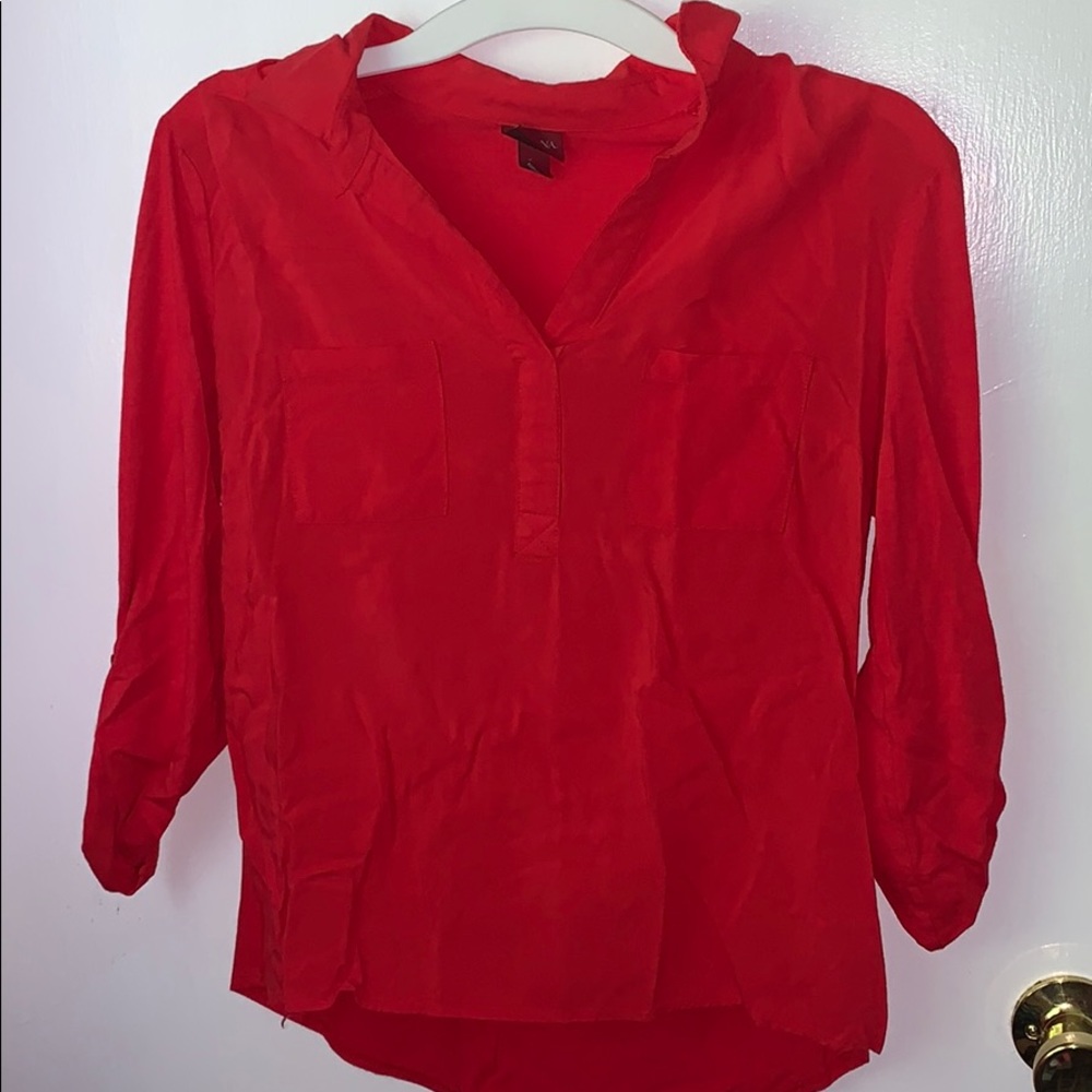 Merona Button-Up Long-Sleeve W/ Collar and Pockets